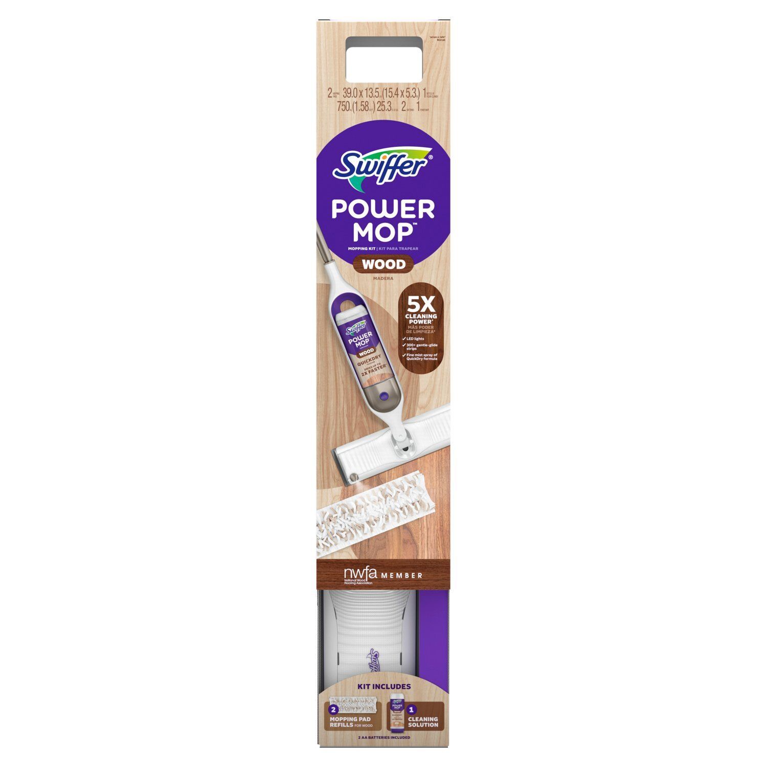 Swiffer Power Mop Wood Mopping Kit