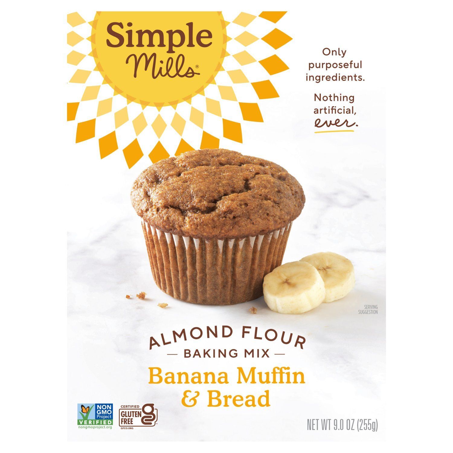Simple Mills Almond Flour Banana Muffin &amp; Bread Baking Mix, 9.0 oz
