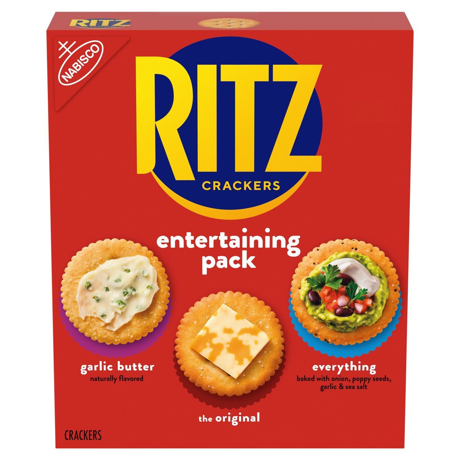 Nabisco Ritz 3 Flavor Variety Entertaining Pack Crackers, 10.3 oz