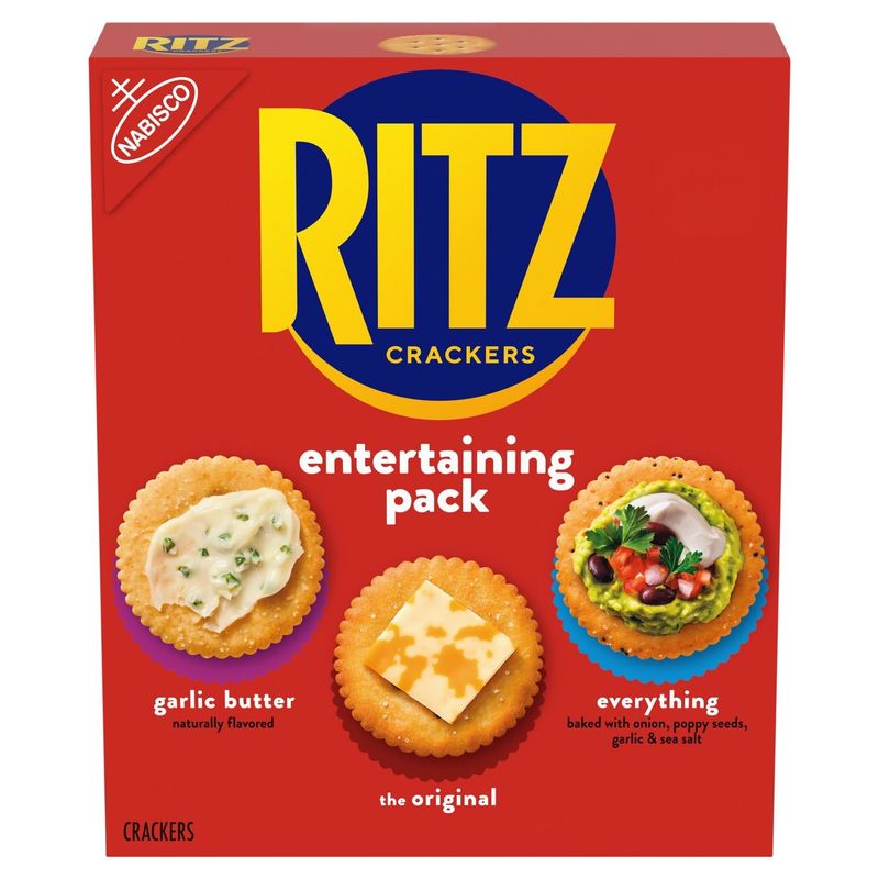 Nabisco Ritz 3 Flavor Variety Entertaining Pack Crackers, 10.3 oz