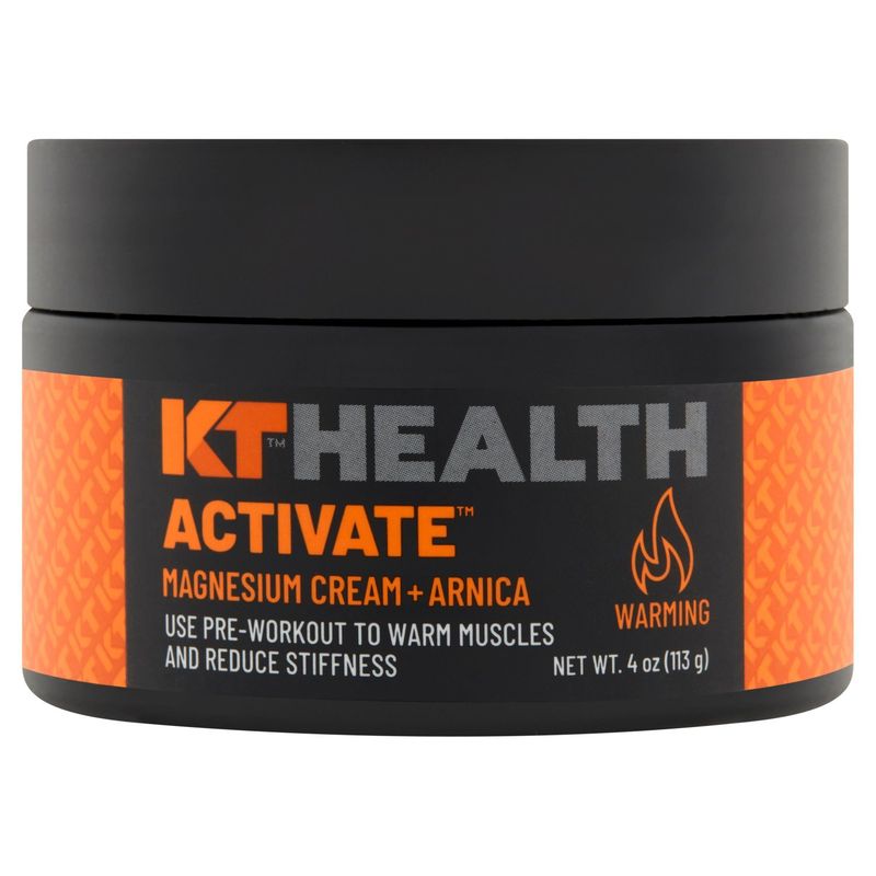 KT Health Activate Magnesium Cream + Arnica, 4 oz