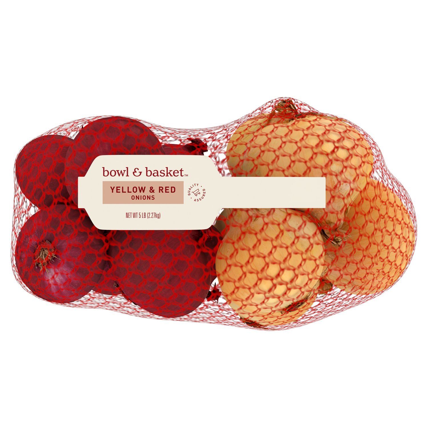 Bowl &amp; Basket Yellow &amp; Red Onions, 5 lb bag
