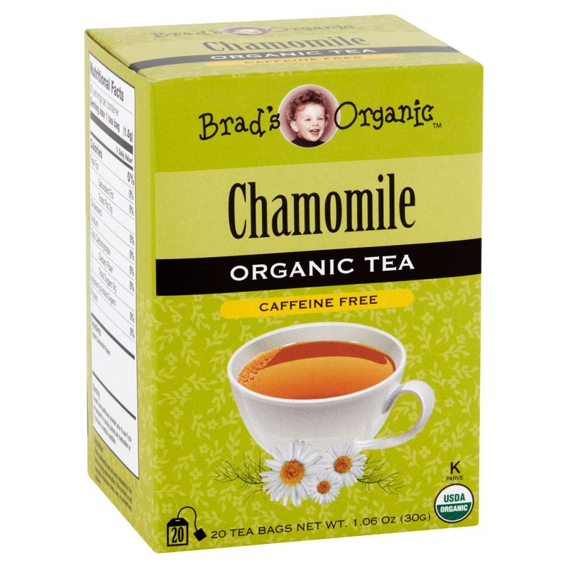 Brad's Organic Chamomile Organic Tea Bags, 20 count, 1.06 oz