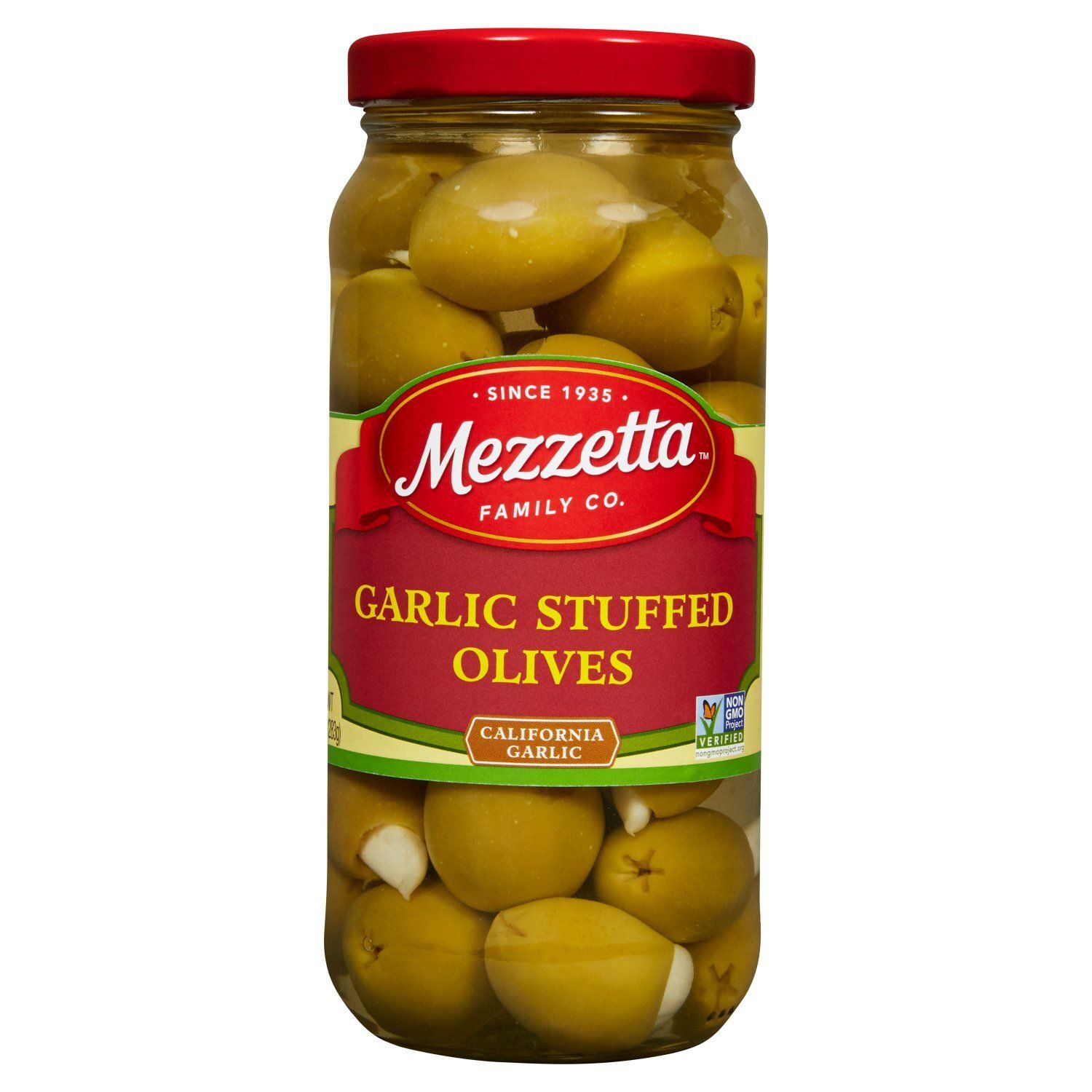 Mezzetta Garlic Stuffed Olives, 10 oz