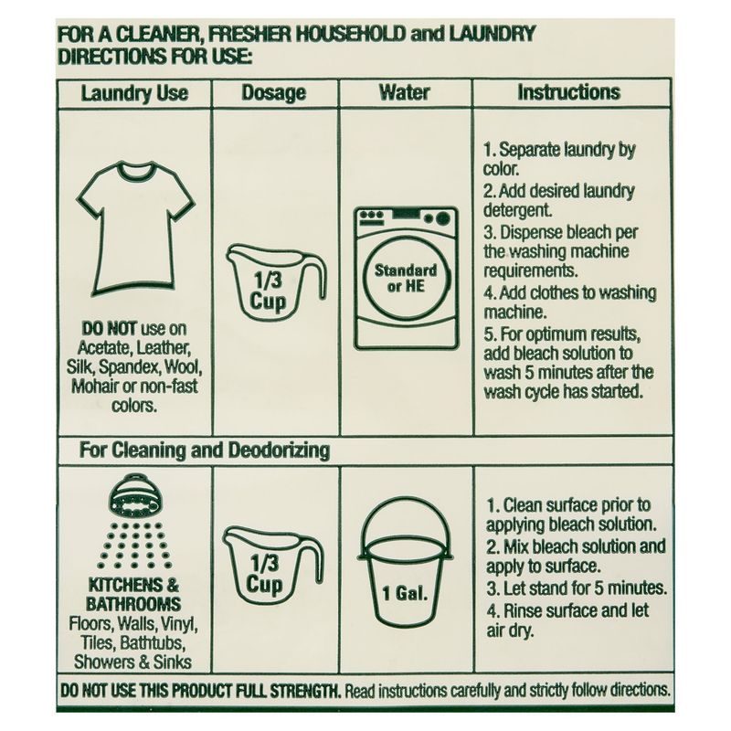 Paperbird Linen Low-Splash Concentrated Bleach, 43 fl oz