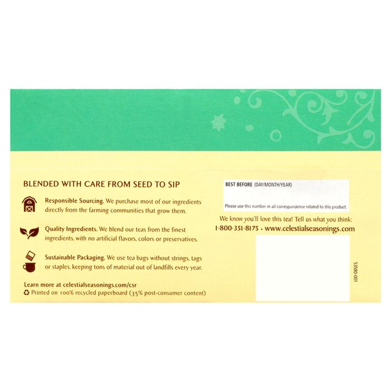 Celestial Seasonings Sleepytime Mint Herbal Tea Bags, 20 count, 1.0 oz