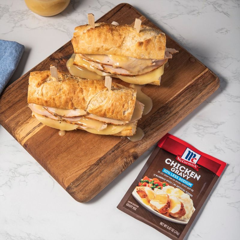McCormick 30% Less Sodium Chicken Gravy Mix, 0.87 oz