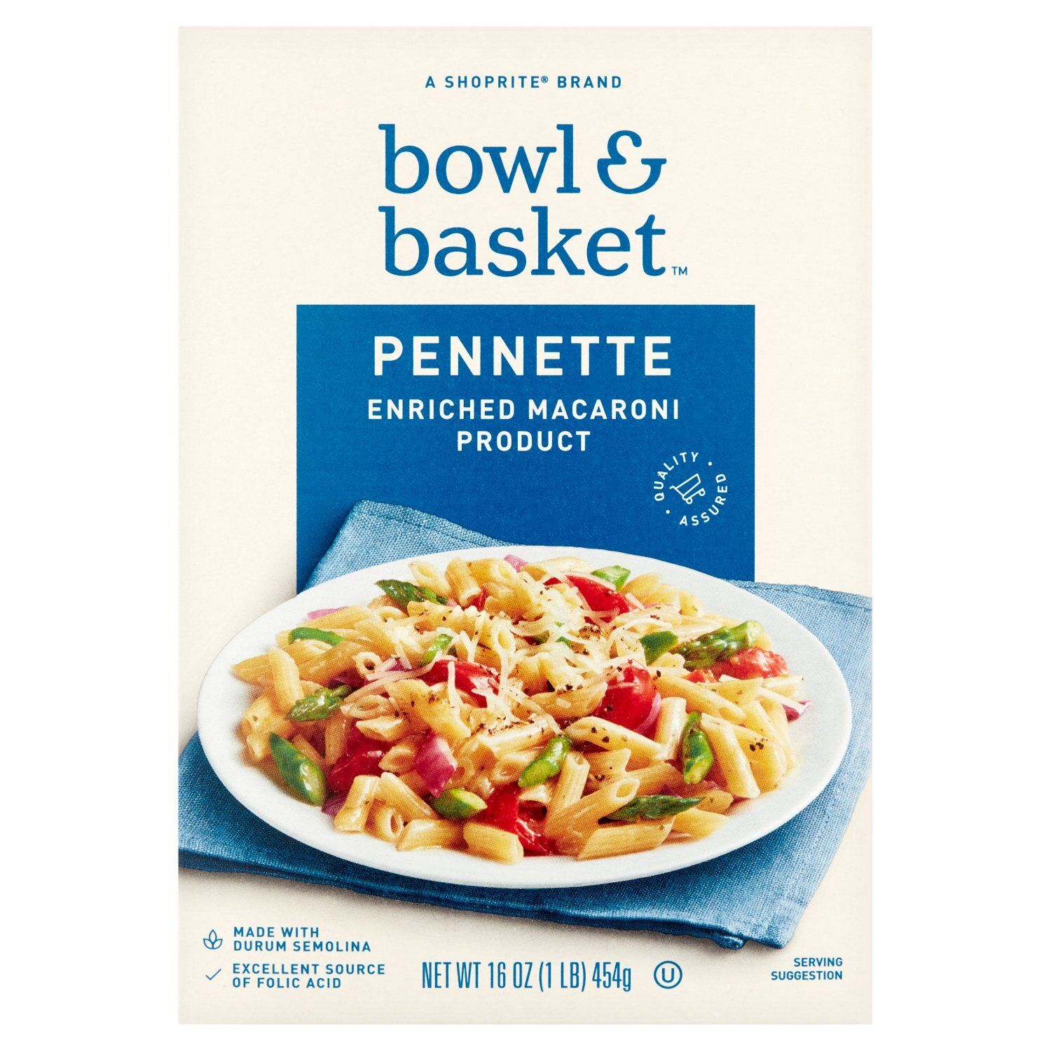 Bowl &amp; Basket Pennette Pasta, 16 oz