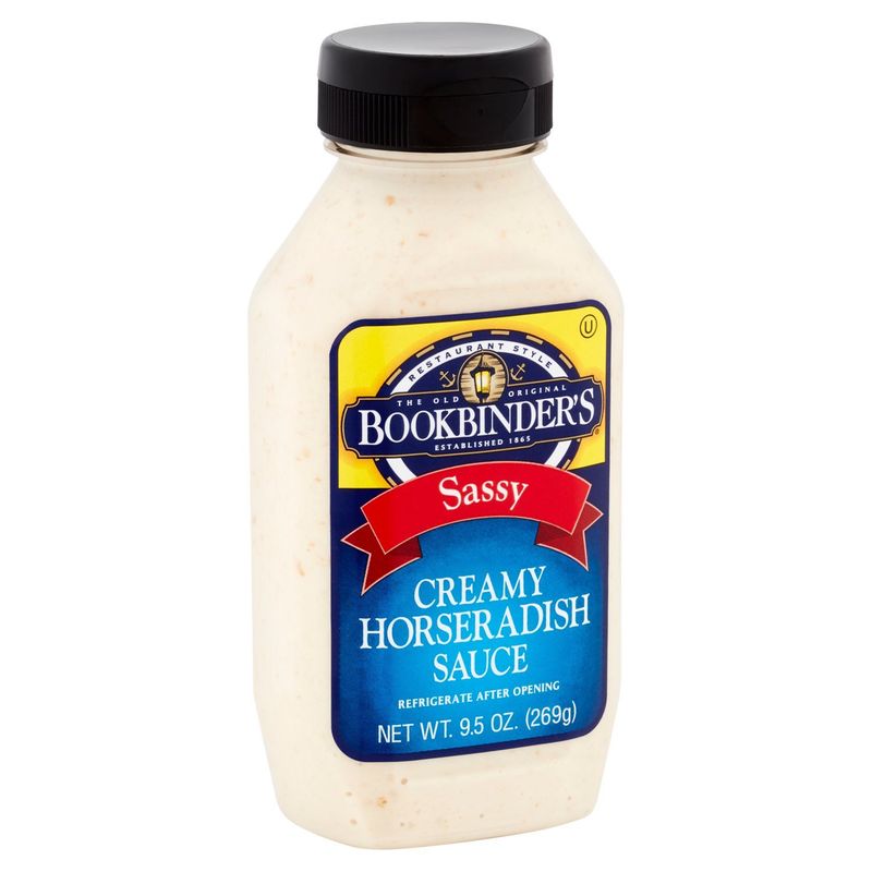 Bookbinder's Sassy Creamy Horseradish Sauce, 9.5 oz