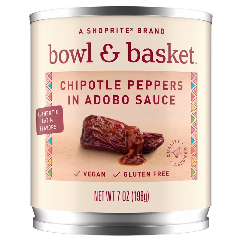 Bowl &amp; Basket Chipotle Peppers in Adobo Sauce, 7 oz