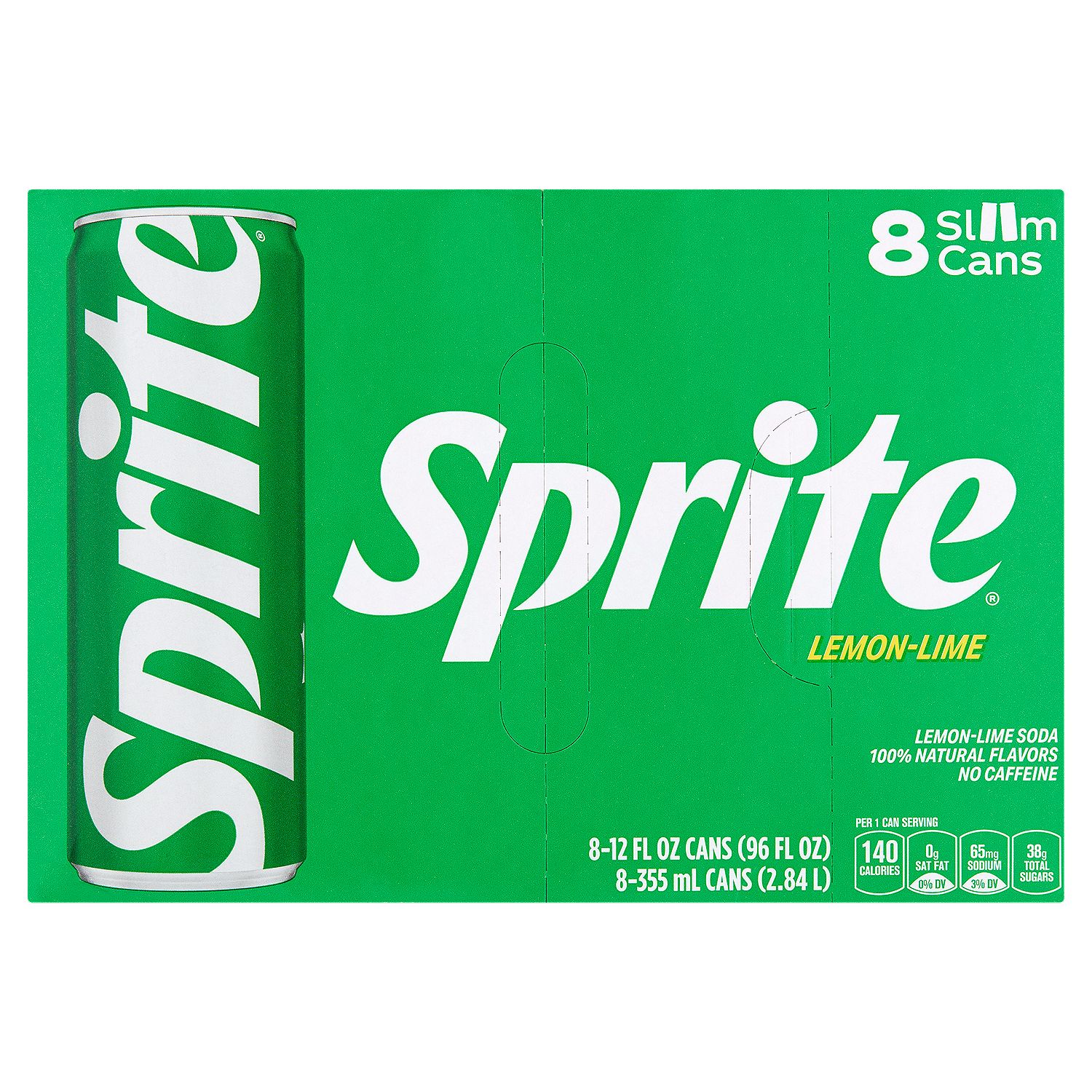 Sprite Lemon-Lime Soda, 12 fl oz, 8 count