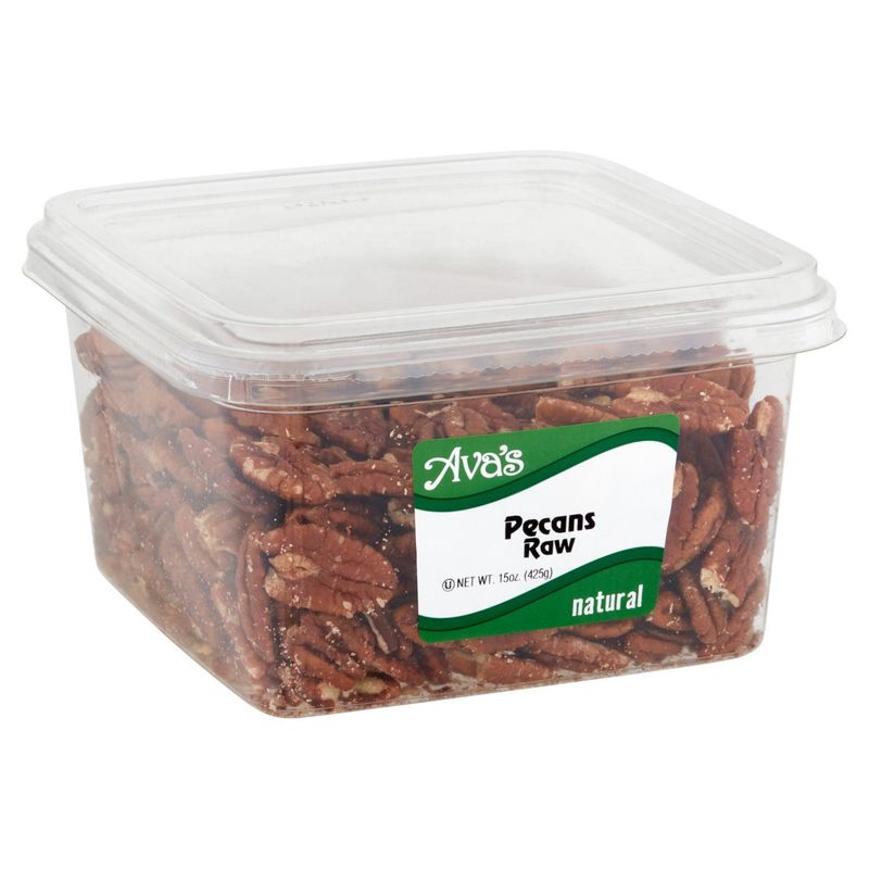 Ava's Natural Raw Pecans, 15 oz
