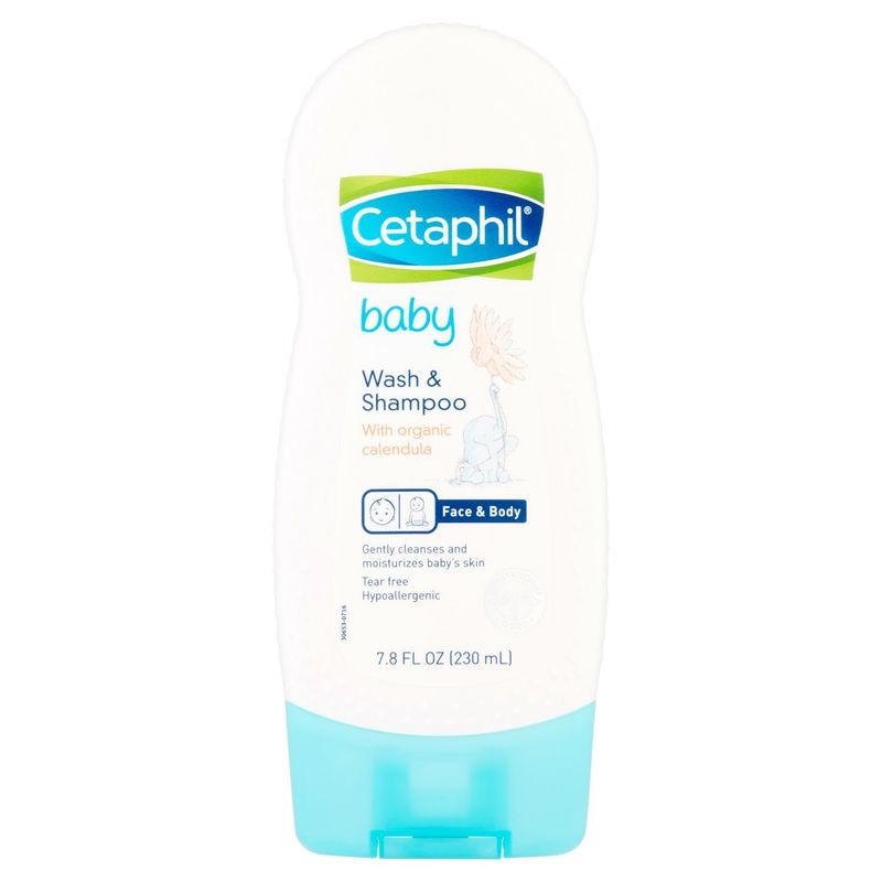 Cetaphil Baby Face &amp; Body Wash &amp; Shampoo, 7.8 fl oz