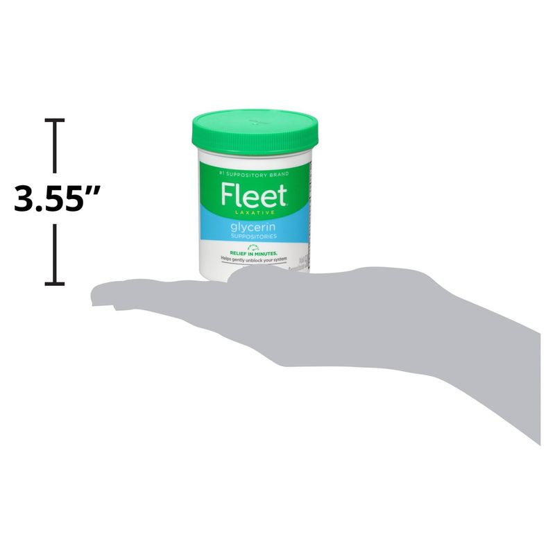 Fleet Laxative Glycerin Adult Suppositories, 50 count