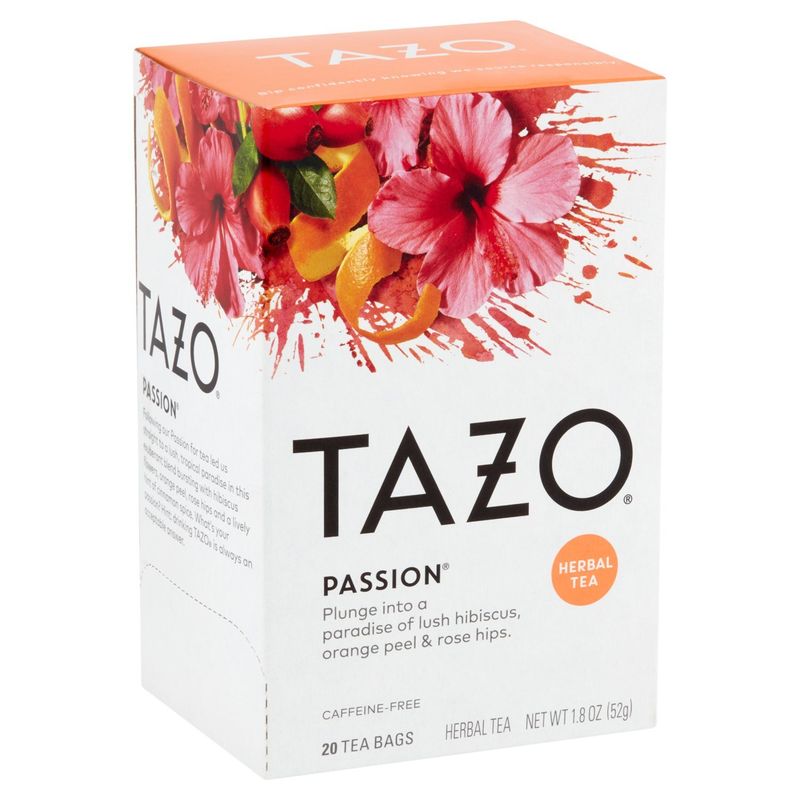 Tazo Passion Herbal Tea Bags, 20 count, 1.8 oz