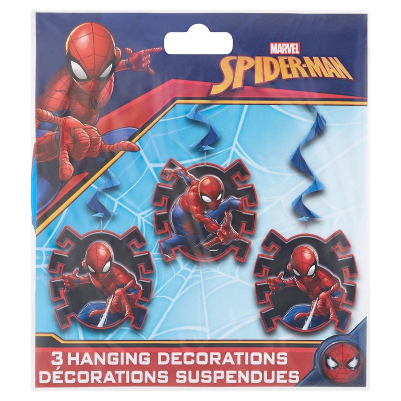 Marvel Spider-Man Hanging Decorations, 3 count