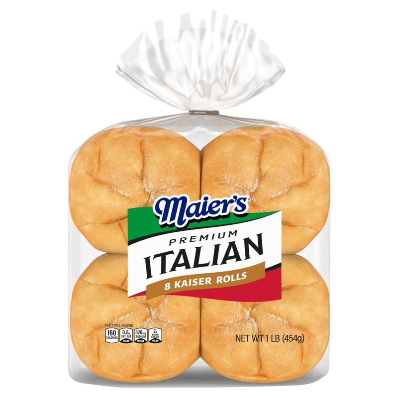 Maier's Premium Italian Kaiser Rolls, 8 count, 1 lb
