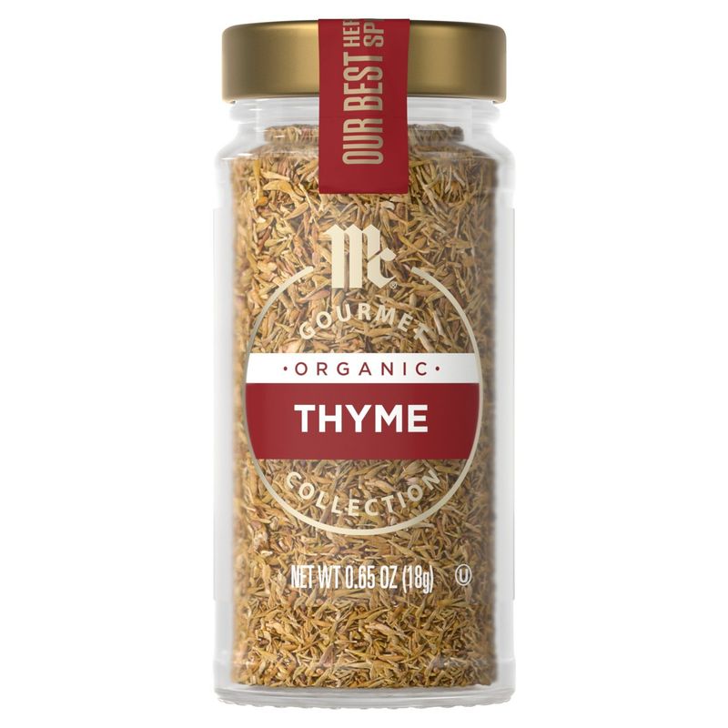McCormick Gourmet Collection Organic Thyme, 0.65 oz