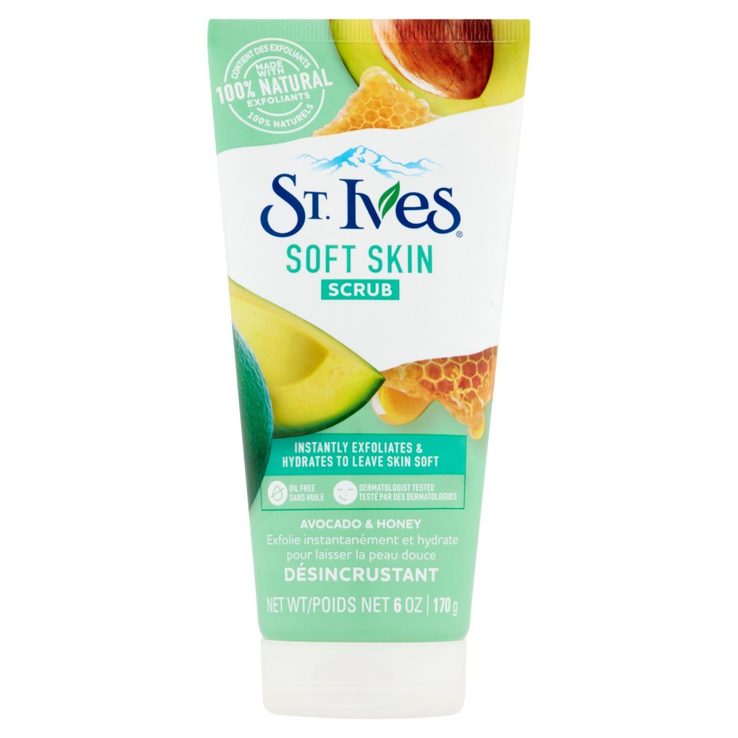 ST. Ives Avocado &amp; Honey Soft Skin Scrub, 6 oz