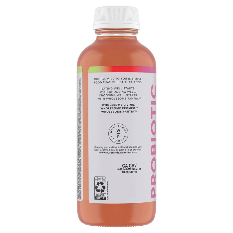 Wholesome Pantry Organic Watermelon Cherry Lime Probiotic Kombucha, 16 fl oz