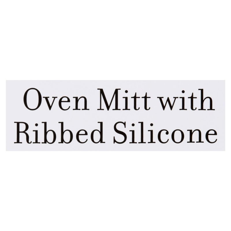 Ritz Oven Mitt with Ribbed Silicone, Graphite