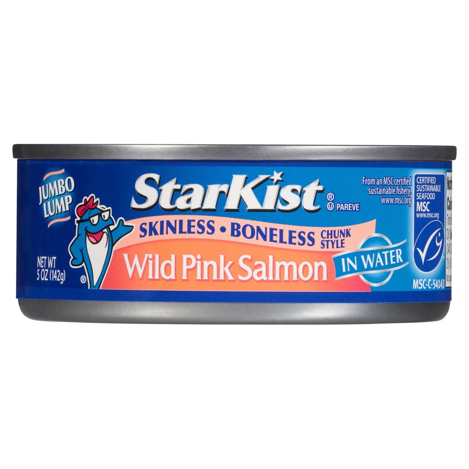 StarKist Jumbo Lump Skinless Boneless Chunk Style Wild Pink Salmon in Water, 5 oz