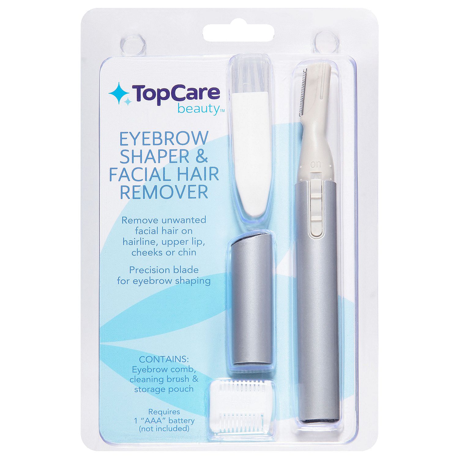 Top Care Eyebrow Shapers &amp; Facial Hair Remover, 1 each