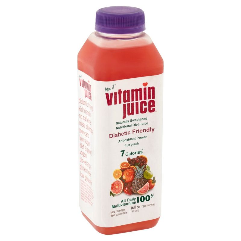 Vita-J Vitaminjuice Fruit Punch Juice, 16 fl oz