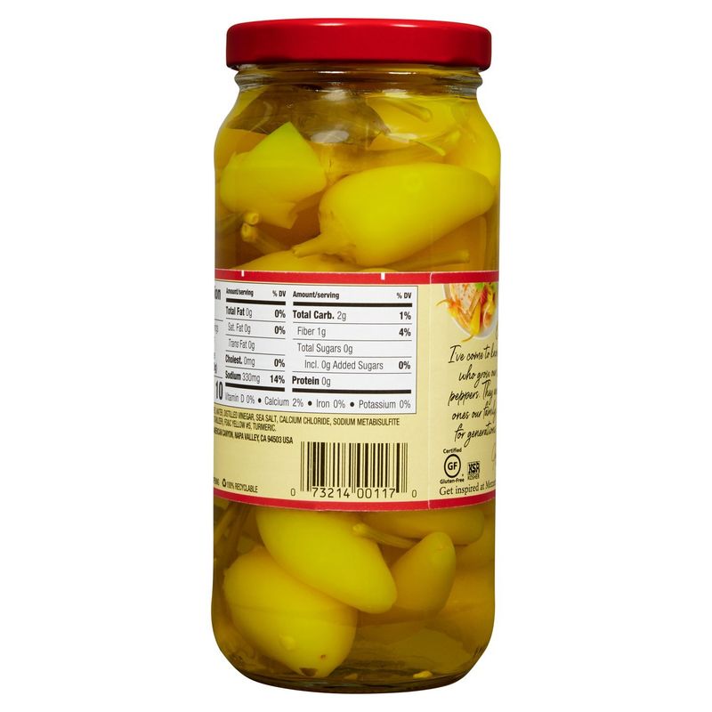 Mezzetta Hot Chili Peppers, 16 fl oz