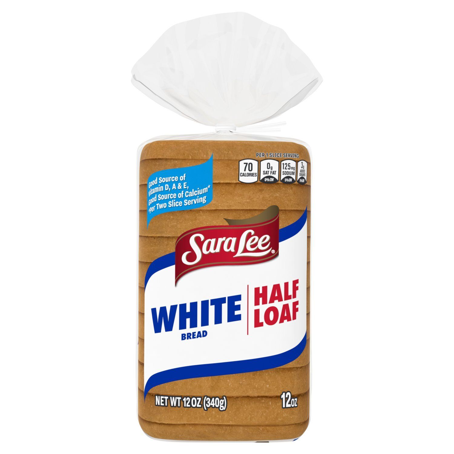 Sara Lee White Half Loaf Bread, 12 oz