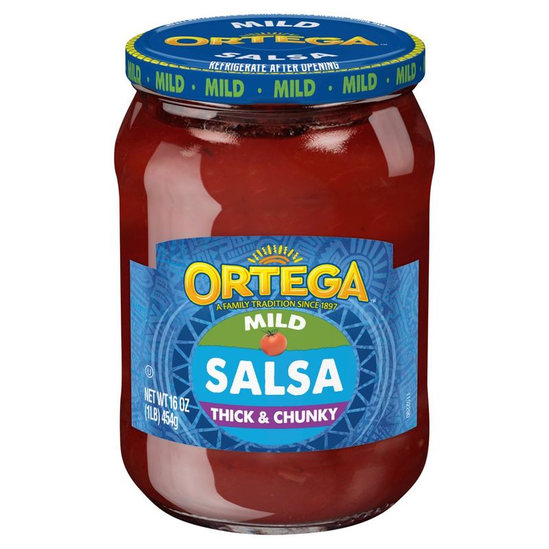 Ortega Mild Thick &amp; Chunky Salsa, 16 oz