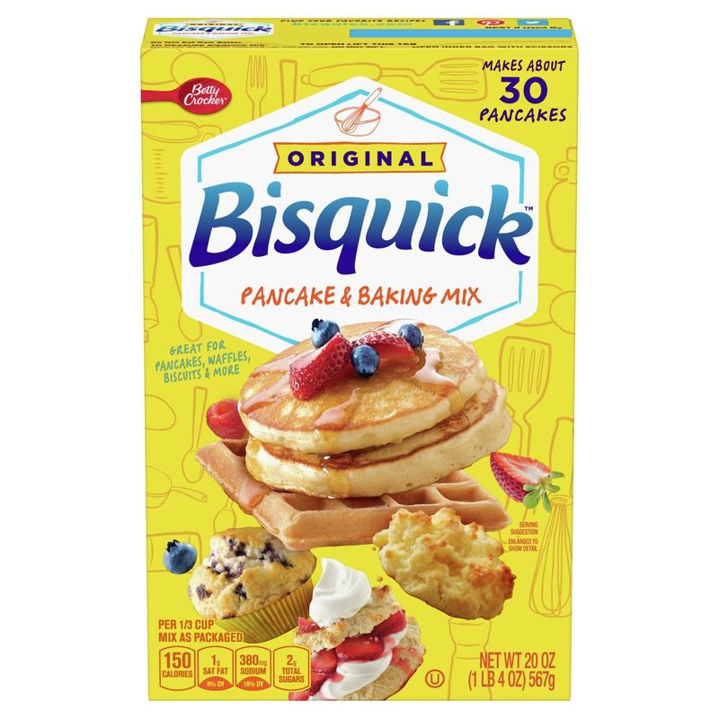 Betty Crocker Bisquick Original Pancake &amp; Baking Mix, 20 oz