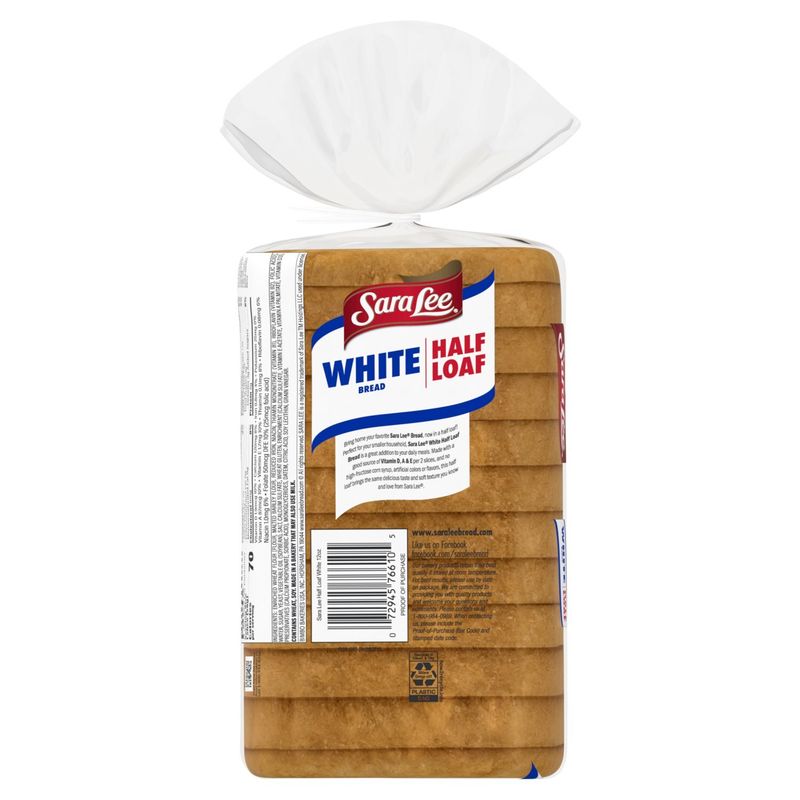 Sara Lee White Half Loaf Bread, 12 oz