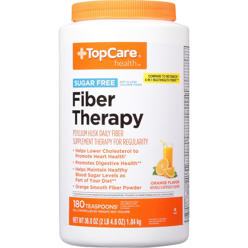 TopCare Natural Fiber Orange Smith Laxative - SF 180 Dose, 36.8 fl oz