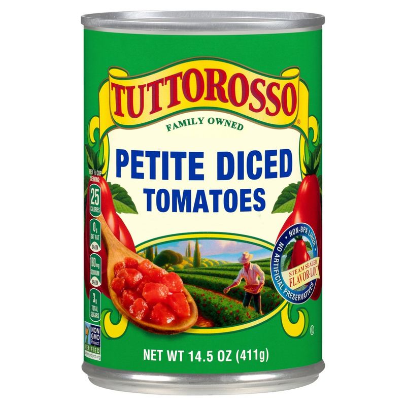 Tuttorosso Petite Diced Tomatoes, 14.5 oz