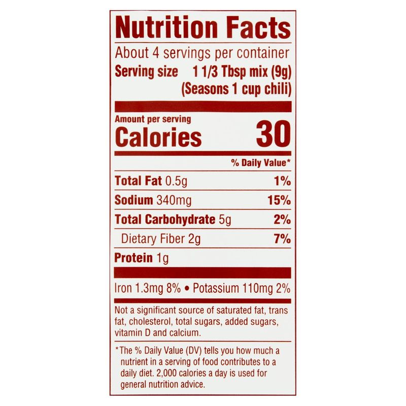 Bowl &amp; Basket Chili Seasoning Mix, 1.25 oz