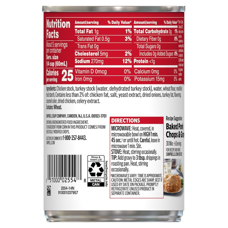 Campbell's Turkey Gravy, 10.5 oz