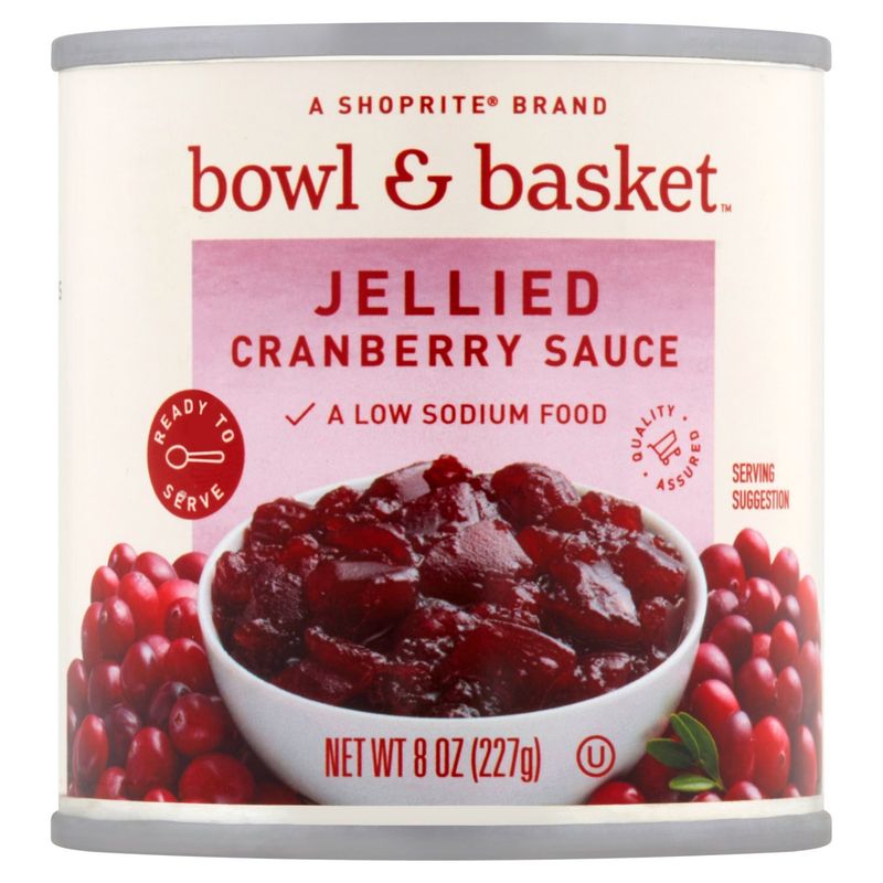 Bowl &amp; Basket Jellied Cranberry Sauce, 8 oz