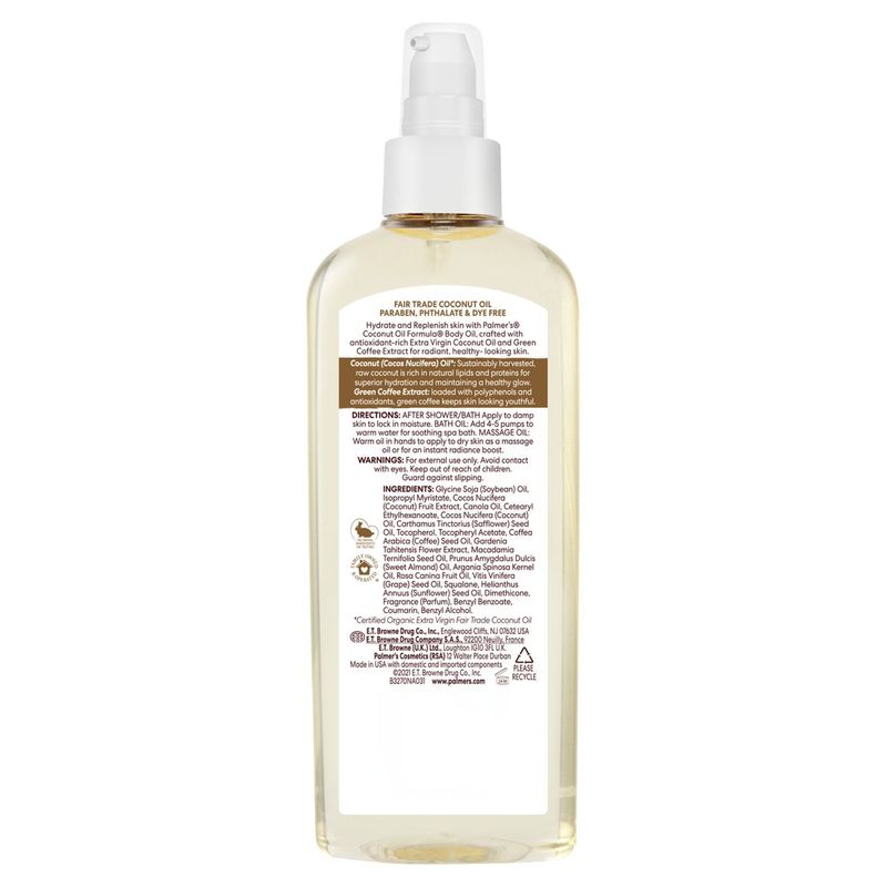 Palmer's Coconut Oil Formula Body Oil, 5.1 oz.
