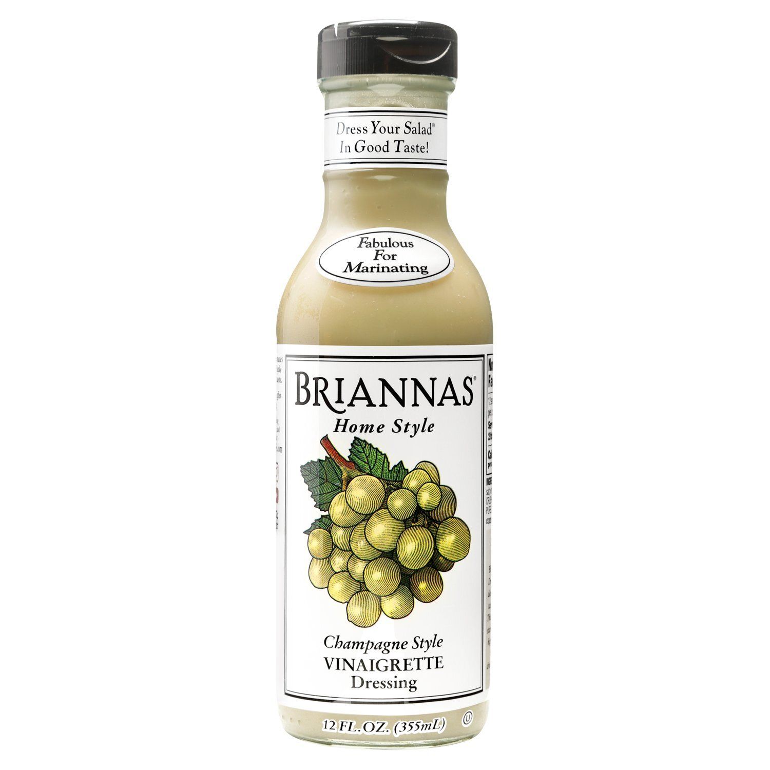 Briannas Home Style Champagne Style Vinaigrette Dressing, 12 fl oz