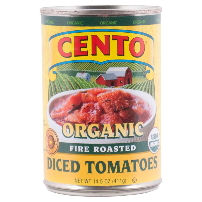 Cento Organic Fire Roasted Diced Tomatoes, 14.5 oz