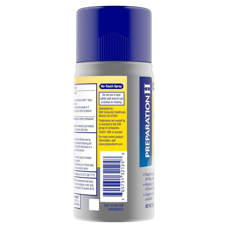 Preparation H Rapid Relief with Lidocaine Hemorrhoidal Spray, 3.8 oz