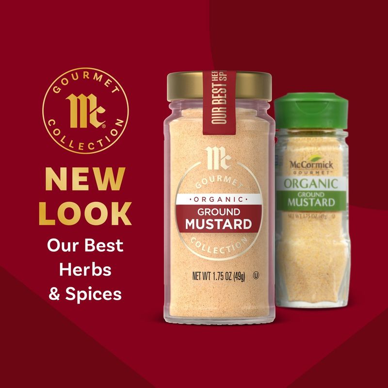 McCormick Gourmet Collection Organic Ground Mustard, 1.75 oz