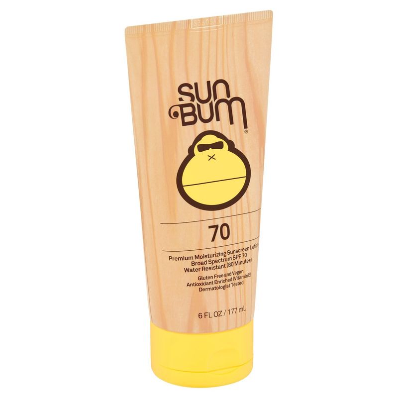 Sun Bum Broad Spectrum SPF 70 Premium Moisturizing Sunscreen Lotion, 6 fl oz