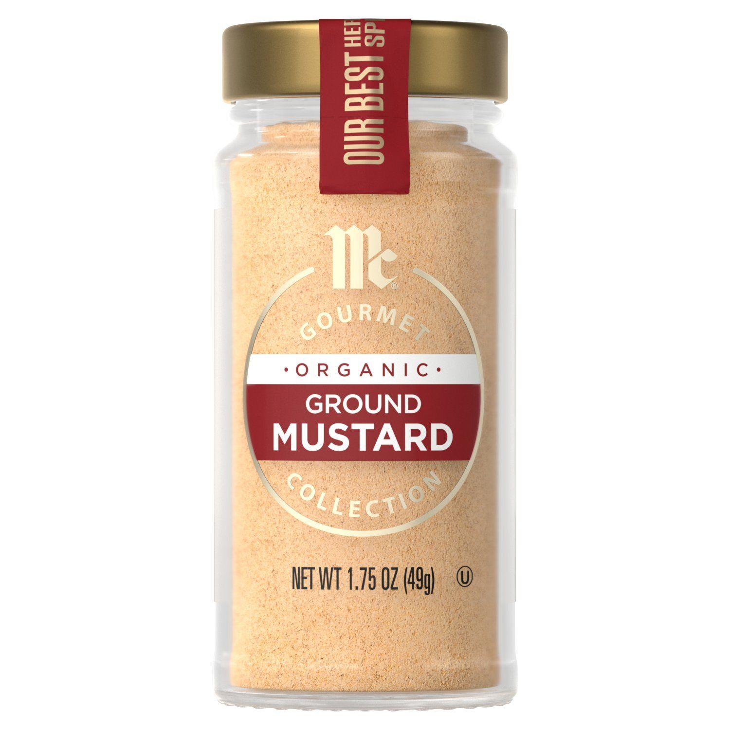 McCormick Gourmet Collection Organic Ground Mustard, 1.75 oz