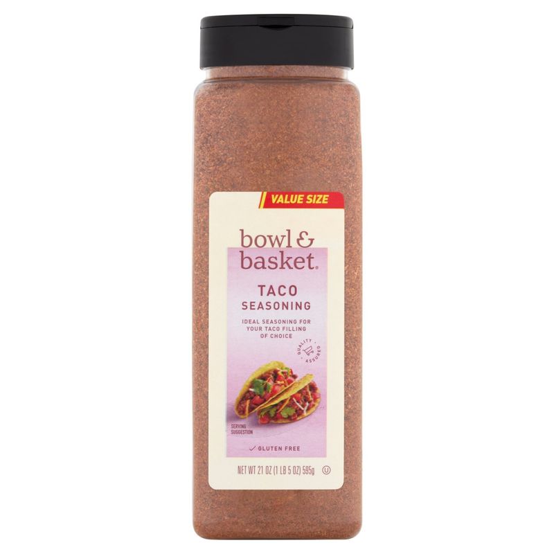 Bowl &amp; Basket Taco Seasoning Value Size, 21 oz