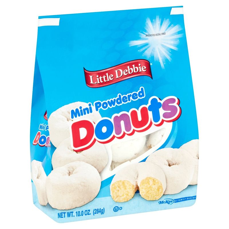 Little Debbie Mini Powdered Donuts, 10.0 oz