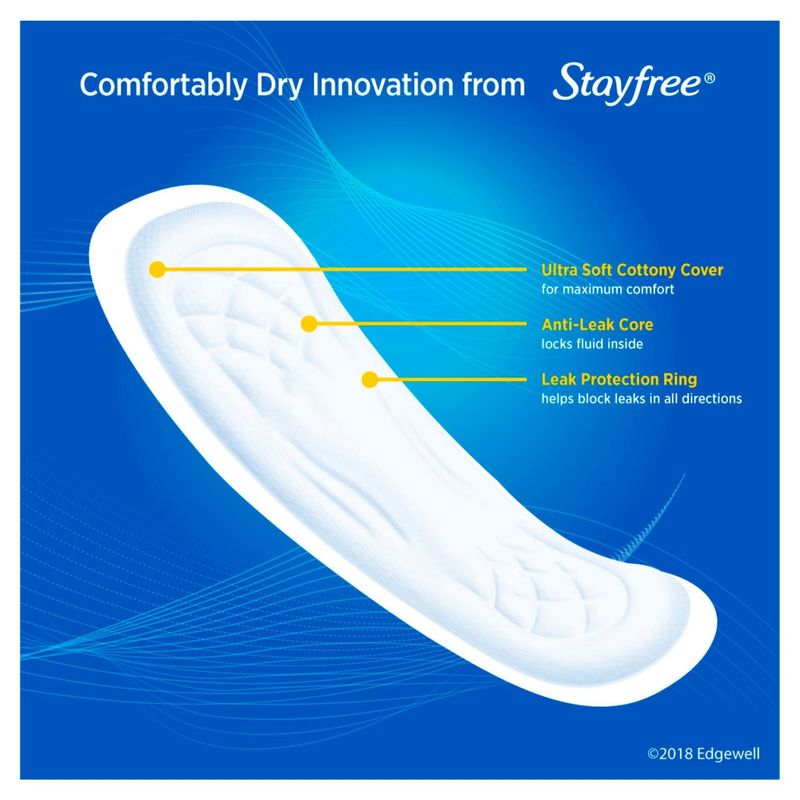 Stayfree Maxi Super Pads Jumbo Pack, 66 count