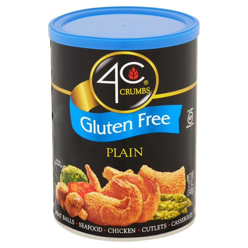 4C Gluten Free Plain Crumbs, 12 oz