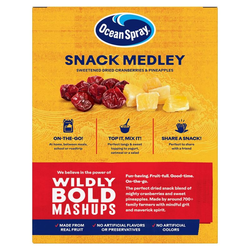 Ocean Spray Pineapple Cran Snack Medley, 1 oz, 5 count